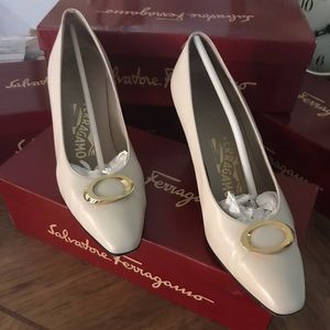 Salvatore Ferragamo Bone Heels